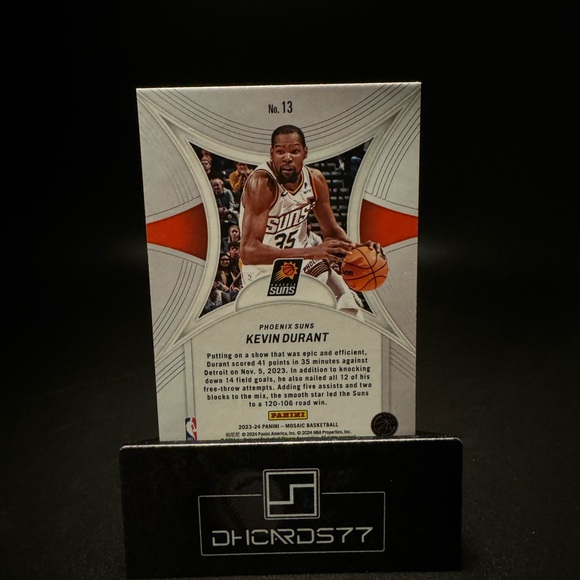 2023-24 Panini Mosaic Epic Performers Kevin Durant - Picture 2 of 2
